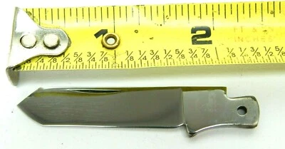NEW SPEY BLADE BLANK UNMARKED SCHATT & MORGAN QUEEN STOCKMAN POCKET KNIFE QC - Image 1 of 4