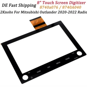 Para 19-2022 Mitsubishi Outlander Radio 8" NAV Pantalla Táctil LCD Digitalizador - Imagen 1 de 6