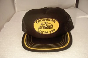 Engineers Local 139 Mesh Trucker  Snapback Hat Made In USA  - Picture 1 of 7