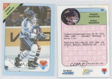 1992 Red Ace Russian Hockey Stars Andreas Naumann #26