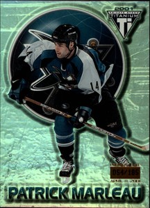 2000-01 (SHARKS) Titanium Premiere Date #85 Patrick Marleau/185