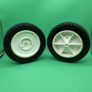 2 Pack Genuine Husqvarna 582976701 9" x 2" Rear Wheel Fits Craftsman 151158 NOS - Picture 1 of 4