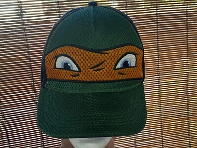 Raro Teenage Mutant Ninja Turtles Youth Raphael Snapback Negro/Verde ~ 2015 Foto 1 de 4