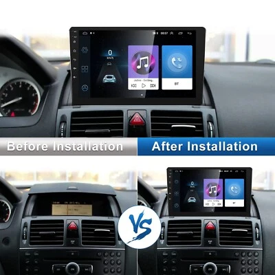 w204 car radio with frame  - Image 1 of 4