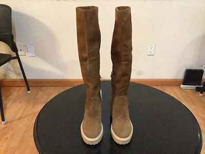 Dolce Vita Mujeres Corry H2O Plataforma Alta Hasta la Rodilla Suela Botas Talla 4 Marrón Foto 1 de 4