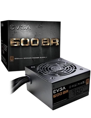 EVGA 600 BR 600W Power Supply - 100BR0600K1. NEW Sealed - Image 1 of 4
