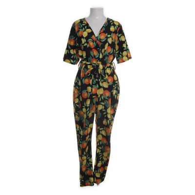 Boohoo, Jumpsuit, Größe: 46, Mehrfarbig/Blau, Elasthan/Polyester, Blumen #ODQ - Bild 1 von 4
