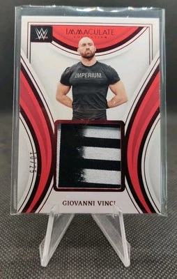 2023 Panini Immaculate WWE Remarkable Memorabilia /25 #RM-GVC Giovanni Vinci  - Image 1 of 2