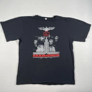Rammstein Shirt Mens XL Black 2022 Los Angeles Memorial Coliseum Concert Tee - Picture 1 of 9