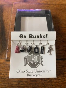 Go Bucks Ohio State wine glass rings - Picture 1 of 1