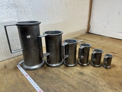 Ustensiles Série 6 anciennes MESURES EN ETAIN ref N. 1 - Photo 1/4