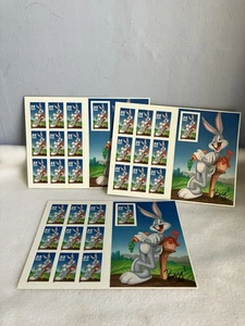 USPS Bugs Bunny 32 Cent Stamp Sheets(3), Mint NH - Picture 1 of 3