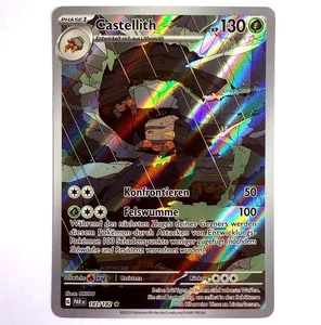 PAR DE - 183/182 Castellith / Crustle Pokémon Karte Deutsch Illustration Rare NM - Picture 1 of 1
