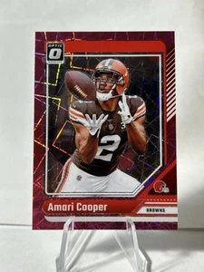 2024 Donruss Optic - Amari Cooper #47 Pink Velocity #/80 - Picture 1 of 2