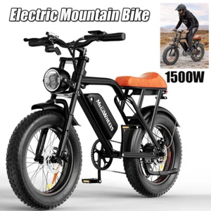 Megawheels Electric Bike Adult 1500W Bicycle 33MPH City Commute Mountain Ebike - Picture 1 of 8