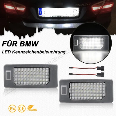 LED Kennzeichenbeleuchtung Licht Für BMW E60 E61 E82 E88 E90 E91 E91 E92 E70 E71 - Bild 1 von 4