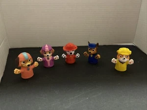 Nickelodeon Set 5 Paw Patrol Gummi Bad Fingerpuppen Tortenaufleger - Bild 1 von 8