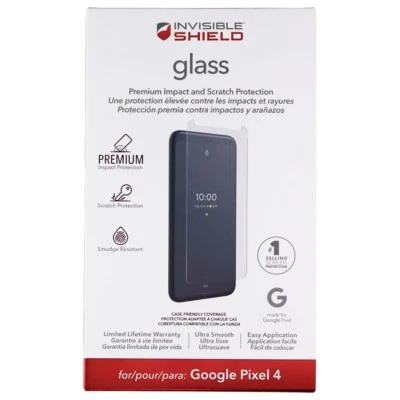 ZAGG Invisible Shield (Glass) Tempered Glass for Google Pixel 4 - Clear - Image 1 of 2