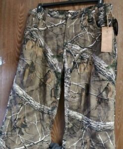 Real Tree Fleece Camo Pants With Pockets Size Large
