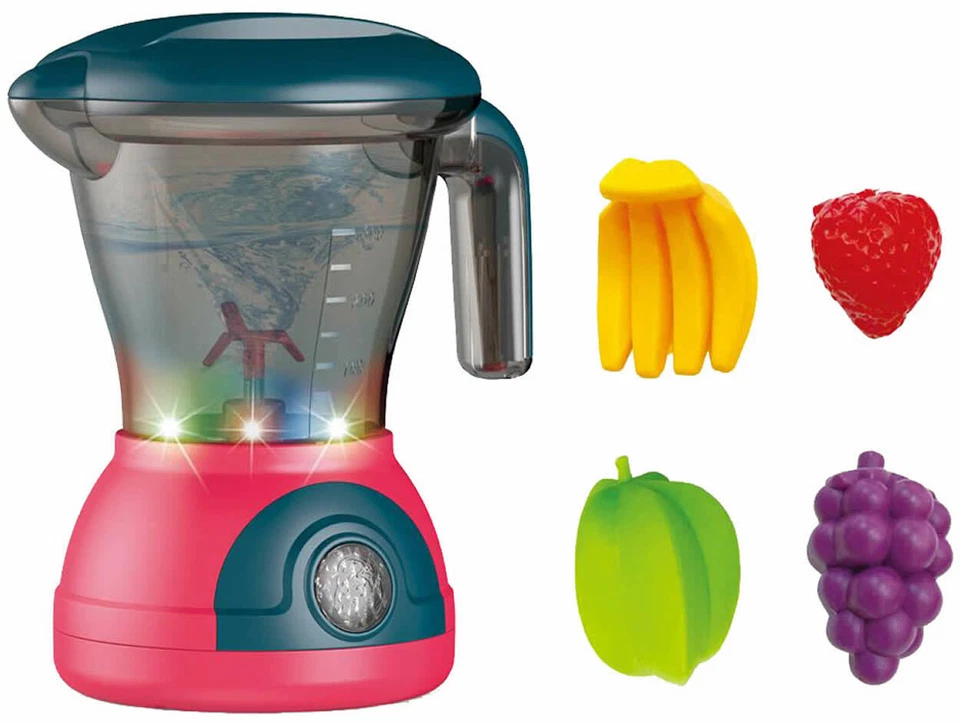 DIAKAKIS Luna Standmixer Kinder Küchengerät Mixer m. Zubehör Funktion Licht u. Sound +3J