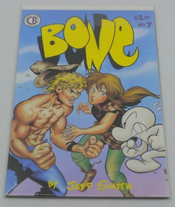 2 BONE COMIC BOOKS ISSUES 7 & 8, 3rd PRINTING, CARTOON BOOKS, 1993, JEFF SMITH - Picture 1 of 2