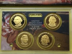 2007 & 2009 United States Mint Presidetial $1 Coin Proof Sets - Bild 1 von 8