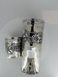 Copa y vaso de plata 925 italianos de Brandimart de Florencia, Italia, c1960. - Imagen 1 de 4