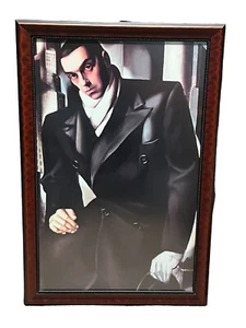 Portrait Of A Man By Tamara De Lempicka 19”x 28”custom Frame - Picture 1 of 6