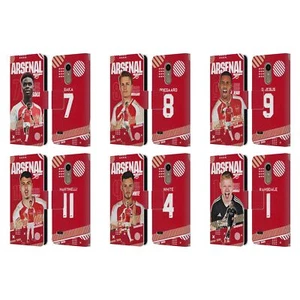 OFFICIAL ARSENAL FC 2023/24 FIRST TEAM LEATHER BOOK CASE FOR LG PHONES 1 - Picture 1 of 7