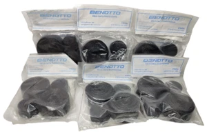 6 Benotto Black Textured Handlebar Tape Cello Bar pack Vintage Bicycle eroica - Picture 1 of 7