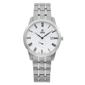 Cover Nobila Gent 40mm Stainless Steel White Dial Quartz Men Watch CO194.06 - Picture 1 of 4