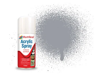 Vernice Spray No.64 Grey - Modellers Spray 150 Ml. Ad6064 HUMBROL