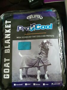 Weaver Livestock ProCool Mesh Goat Blanket XLarge Hurricane Blue
