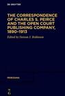 The Correspondence of Charles S. Peirce and the Open Court Publishing Compa 6594