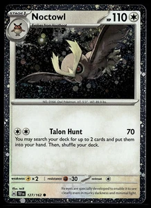 Noctowl - 127 (Cosmos Holo) 127/162 Sv: Scarlet & Violet Promo Cards Holo - Picture 1 of 1