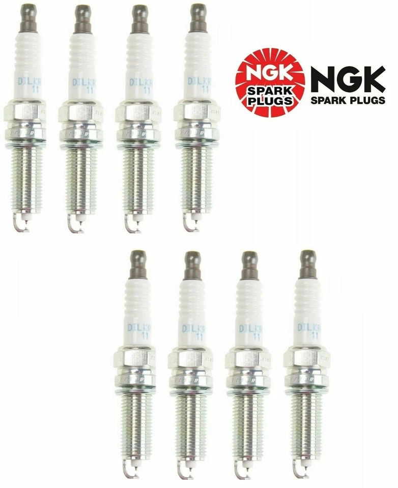 8 X Bujías NGK Láser Iridio Platino DILKR7A11 Para Hyundai Equus Genesis Foto 1 de 1