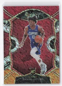 2020-21 Panini Select Daniel Oturu RC #93 Red White Orange Shimmer - Picture 1 of 2