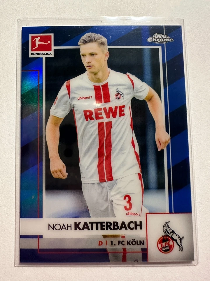 K32,734 - 2020-21 Topps Chrome Bundesliga Blue #52 Noah Katterbach #/150 - Image 1 of 1