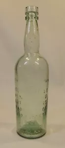 Botella Antigua Sir R Robert Burnett Londres Inglaterra Aqua En Relieve Alta Aplicada - Imagen 1 de 12