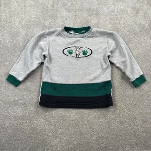Healthtex Youth Dog Paw Sweatshirt Size 5 Gray green - Picture 1 of 11