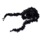 6 foot marabou feather boa for Diva Night Tea Party Wedding - Black O2V69230