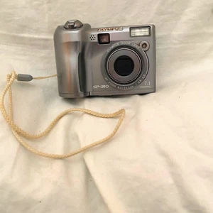 Silver Olympus SP-310 7.1MP LCD Digital Camera w/ 3x Zoom Bundle - Picture 1 of 10