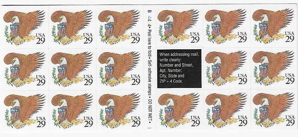 US Eagle Brown Denomination 29c Stamp Scott #2595a - Image 1 of 1