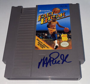 ERVIN Magic Johnson's Fast Break NES SIGNED PSA DNA Only One On eBay Lakers HOF