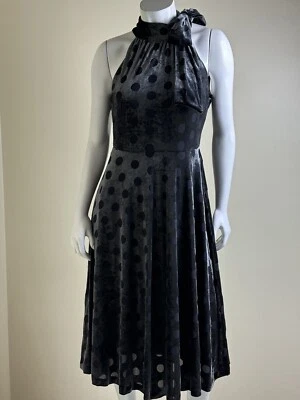 Vestido para mujer Calvin Klein gris lunares talla 6 $149.   (B.103) Foto 1 de 4