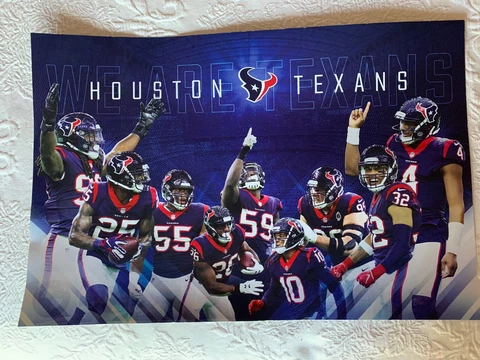 Deshaun Watson Hopkins Clowney Watt Reader HOUSTON TEXANS WALL POSTER Cover