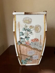 Large enameled porcelain vase, Kawamoto Hansuke (1844-1905) - Picture 1 of 12