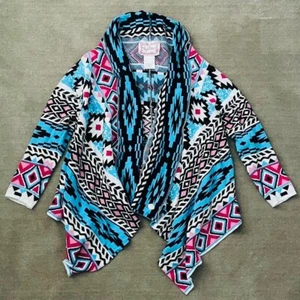American Girl FOR GIRLS M/L Knit Blanket Cardigan Western Sweater Kaya ~American - Picture 1 of 8