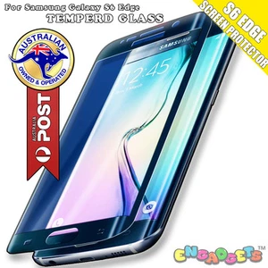 Tempered Glass Screen Protector For Samsung Galaxy S6 Edge - Picture 1 of 11