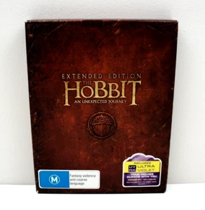 The Hobbit An Unexpected Journey Extended Edition Blu Ray 2012 Region All - Picture 1 of 9